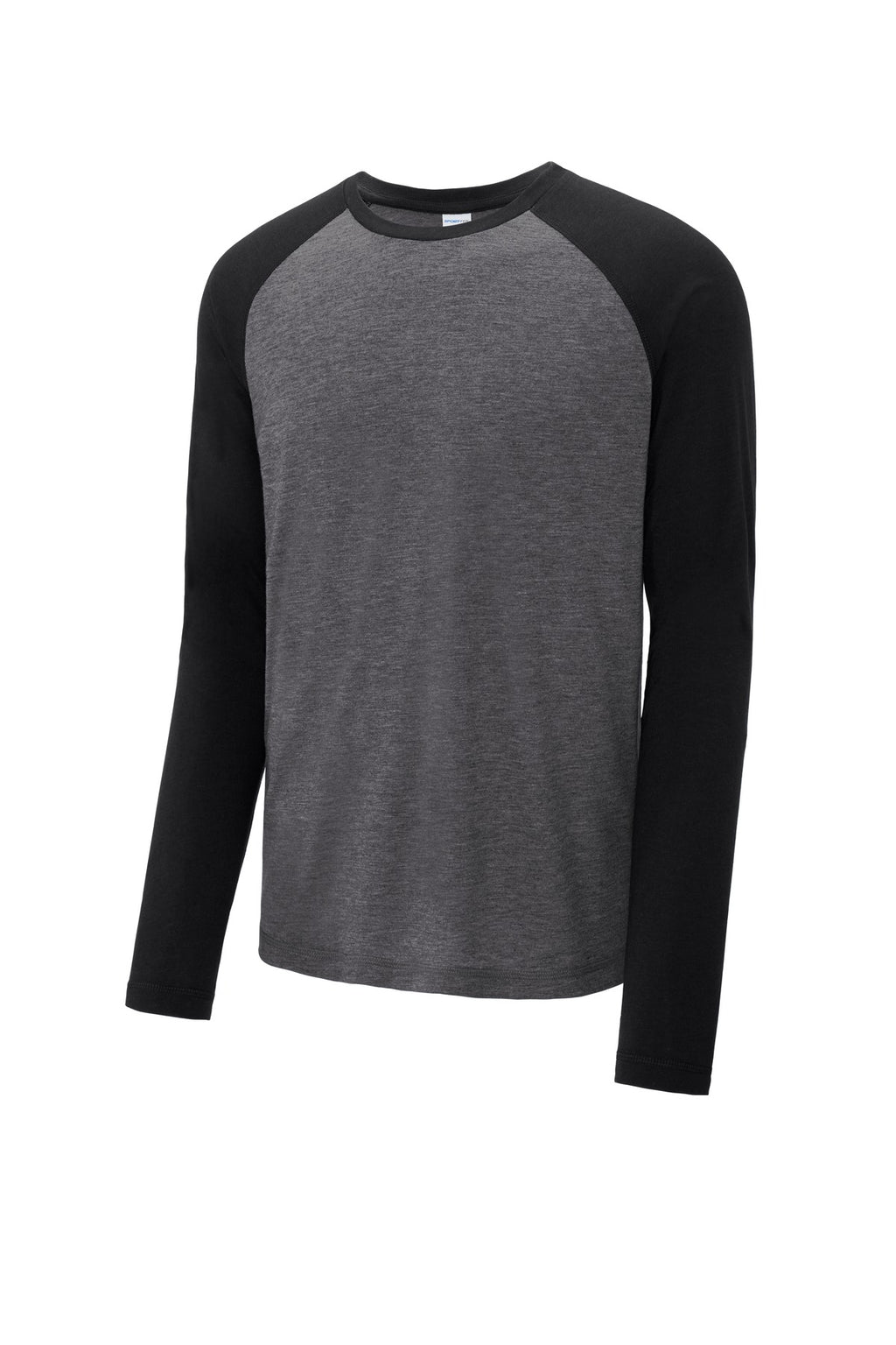 Sport-Tek  PosiCharge  Long Sleeve Tri-Blend Wicking Raglan Tee ST400LS