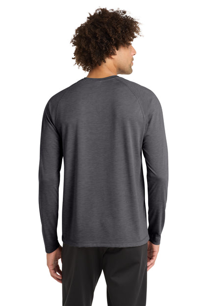 Sport-Tek  PosiCharge  Long Sleeve Tri-Blend Wicking Raglan Tee ST400LS