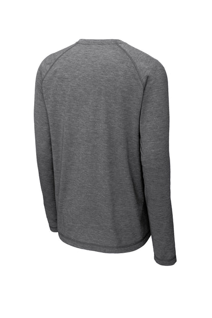 Sport-Tek  PosiCharge  Long Sleeve Tri-Blend Wicking Raglan Tee ST400LS