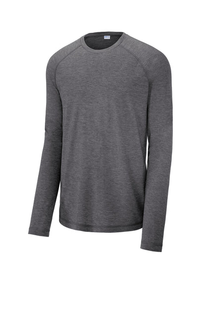 Sport-Tek  PosiCharge  Long Sleeve Tri-Blend Wicking Raglan Tee ST400LS