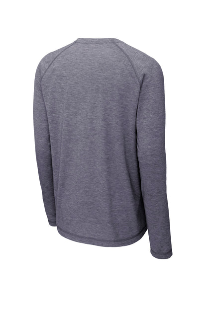 Sport-Tek  PosiCharge  Long Sleeve Tri-Blend Wicking Raglan Tee ST400LS