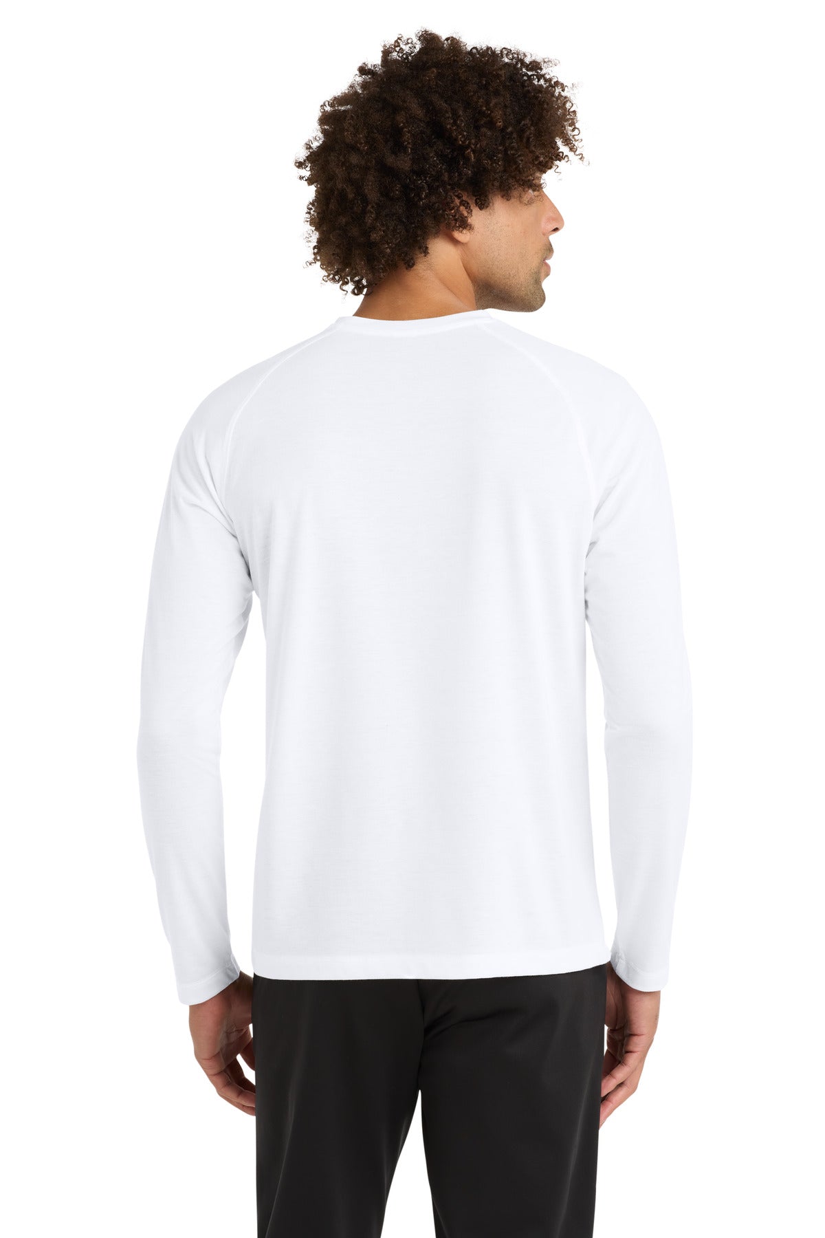 Sport-Tek  PosiCharge  Long Sleeve Tri-Blend Wicking Raglan Tee ST400LS
