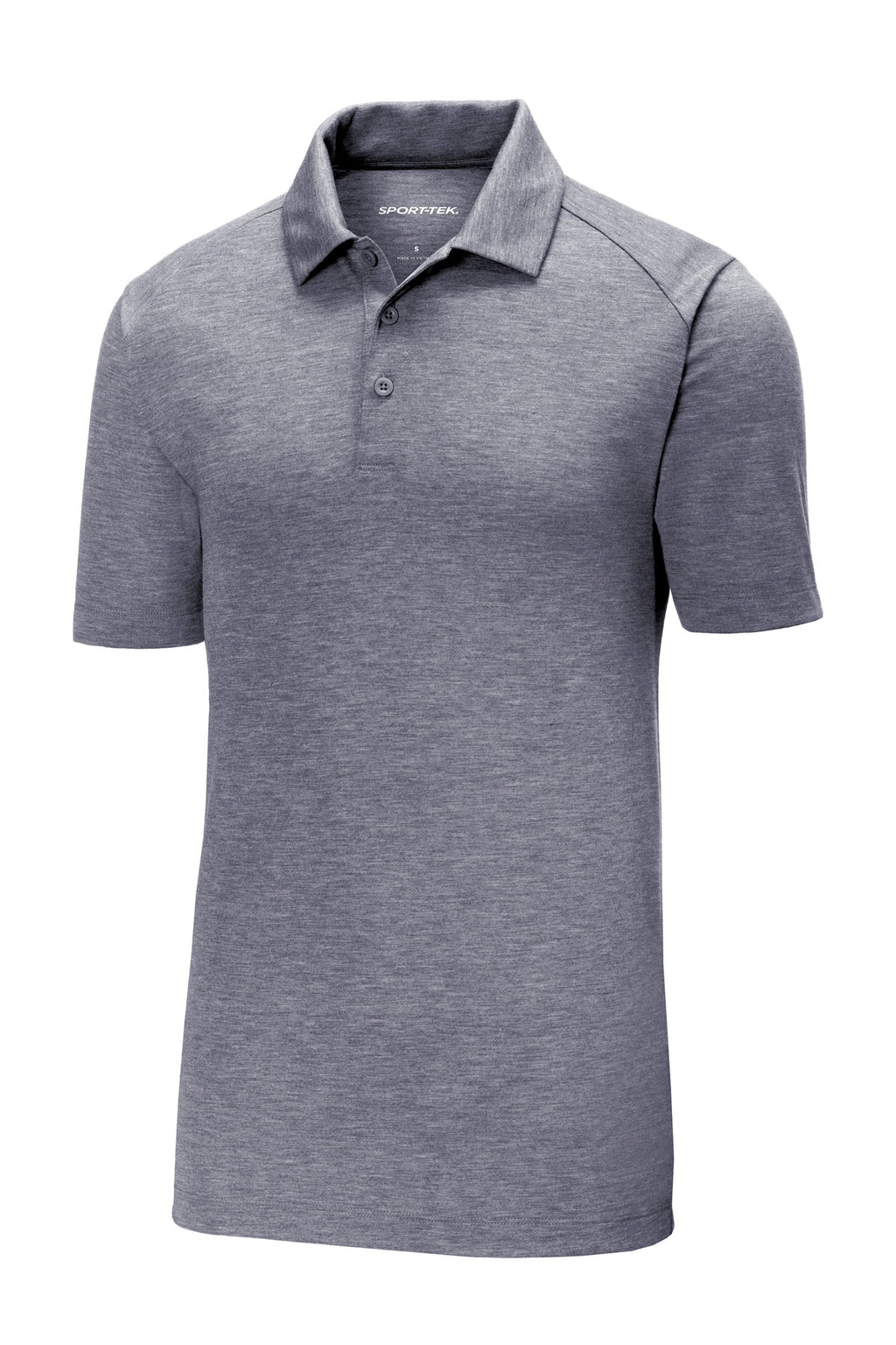 Sport-Tek  PosiCharge  Tri-Blend Wicking Polo. ST405