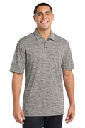 Sport-Tek  PosiCharge  Electric Heather Polo. ST590