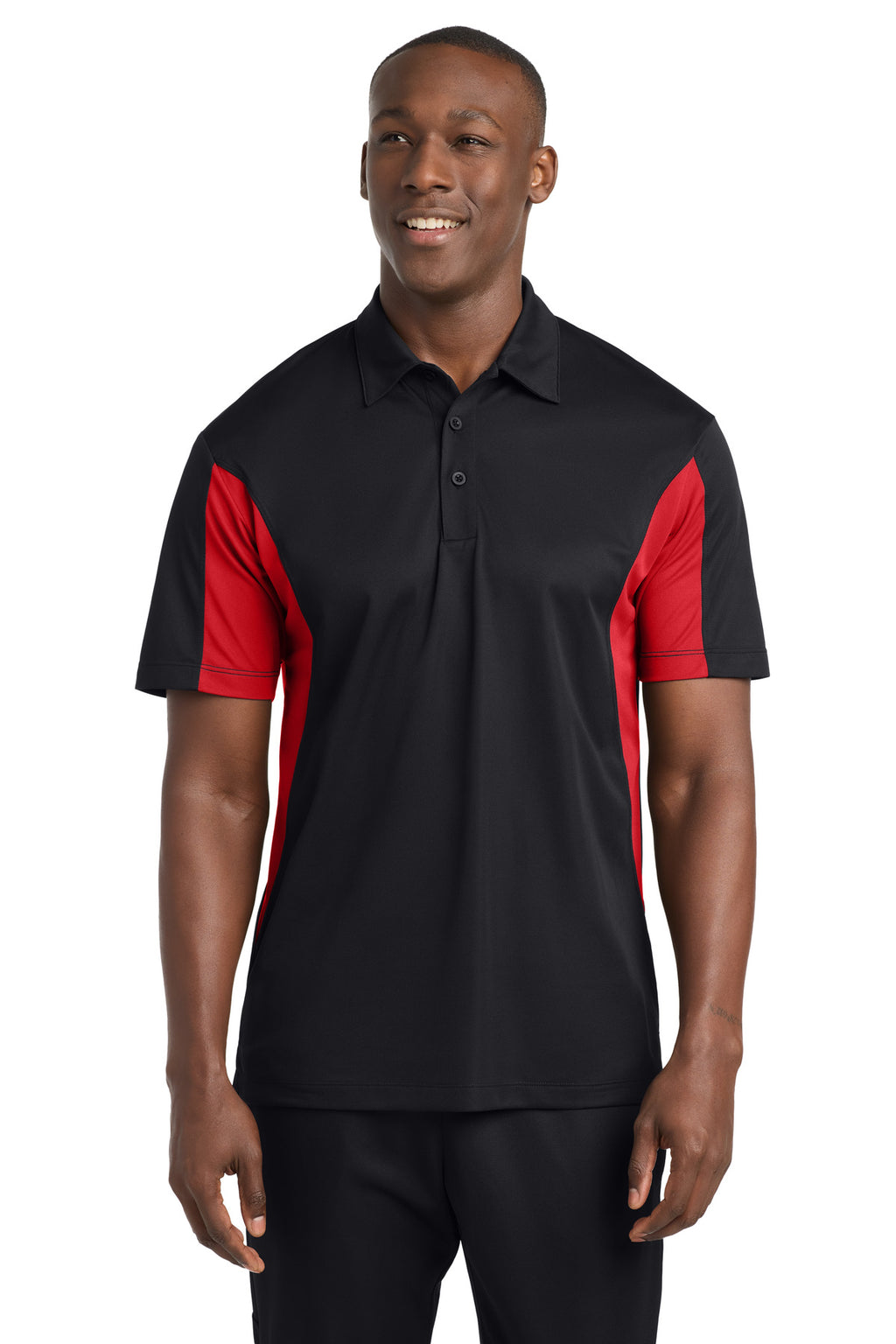 Sport-Tek Side Blocked Micropique Sport-Wick Polo. ST655