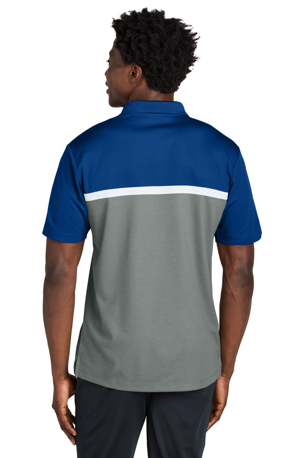Sport-Tek UV Micropique Colorblock Polo ST741