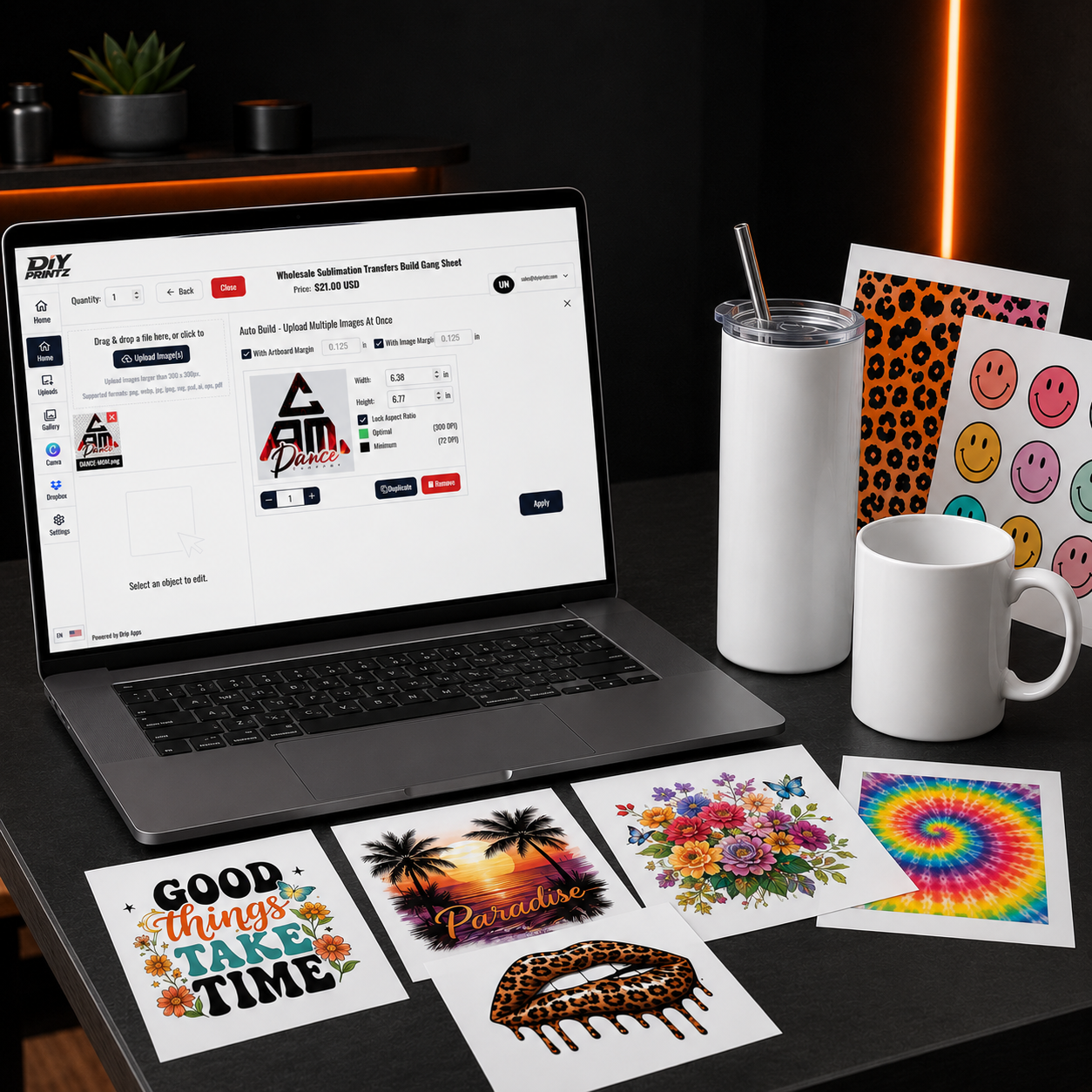 Wholesale Sublimation Transfers Build Gang Sheet
