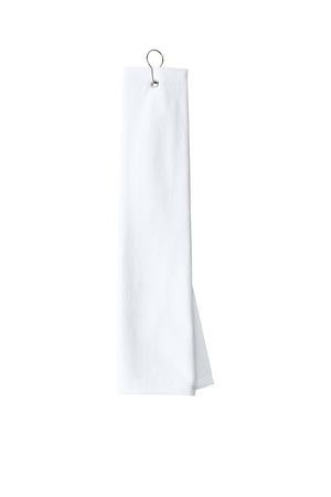 Port Authority Grommeted Tri-Fold Golf Towel.  TW50