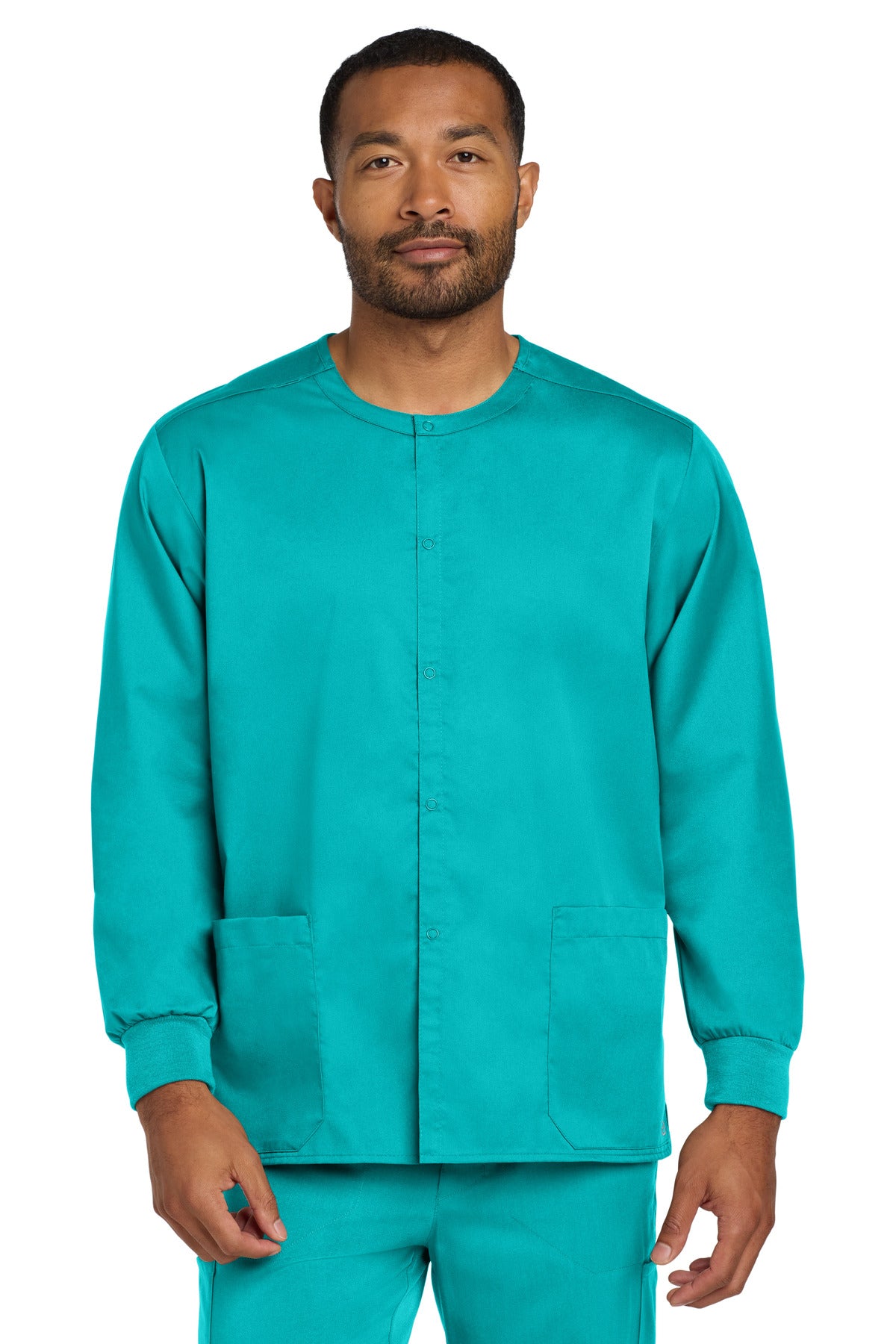 Wink Unisex WorkFlex Snap-Front Scrub Jacket WW3080