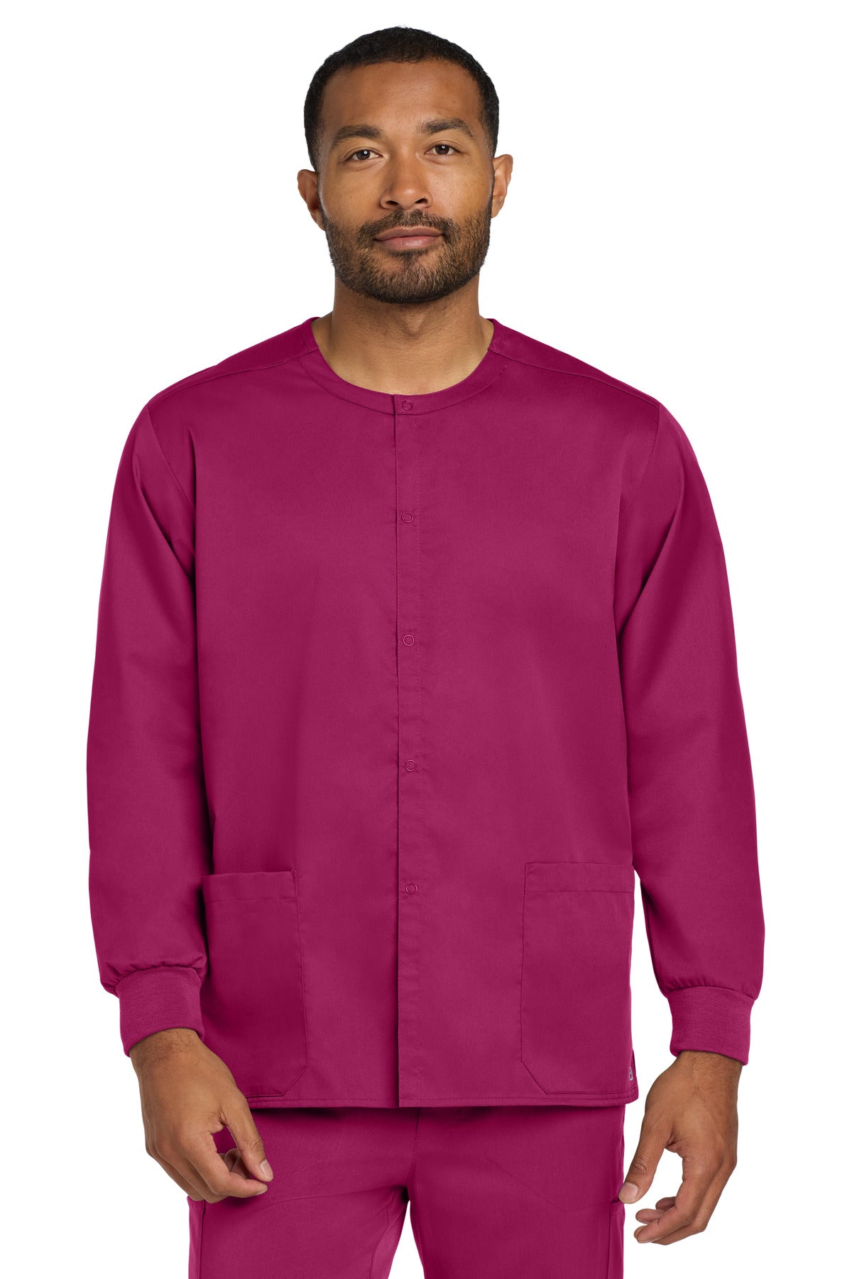 Wink Unisex WorkFlex Snap-Front Scrub Jacket WW3080
