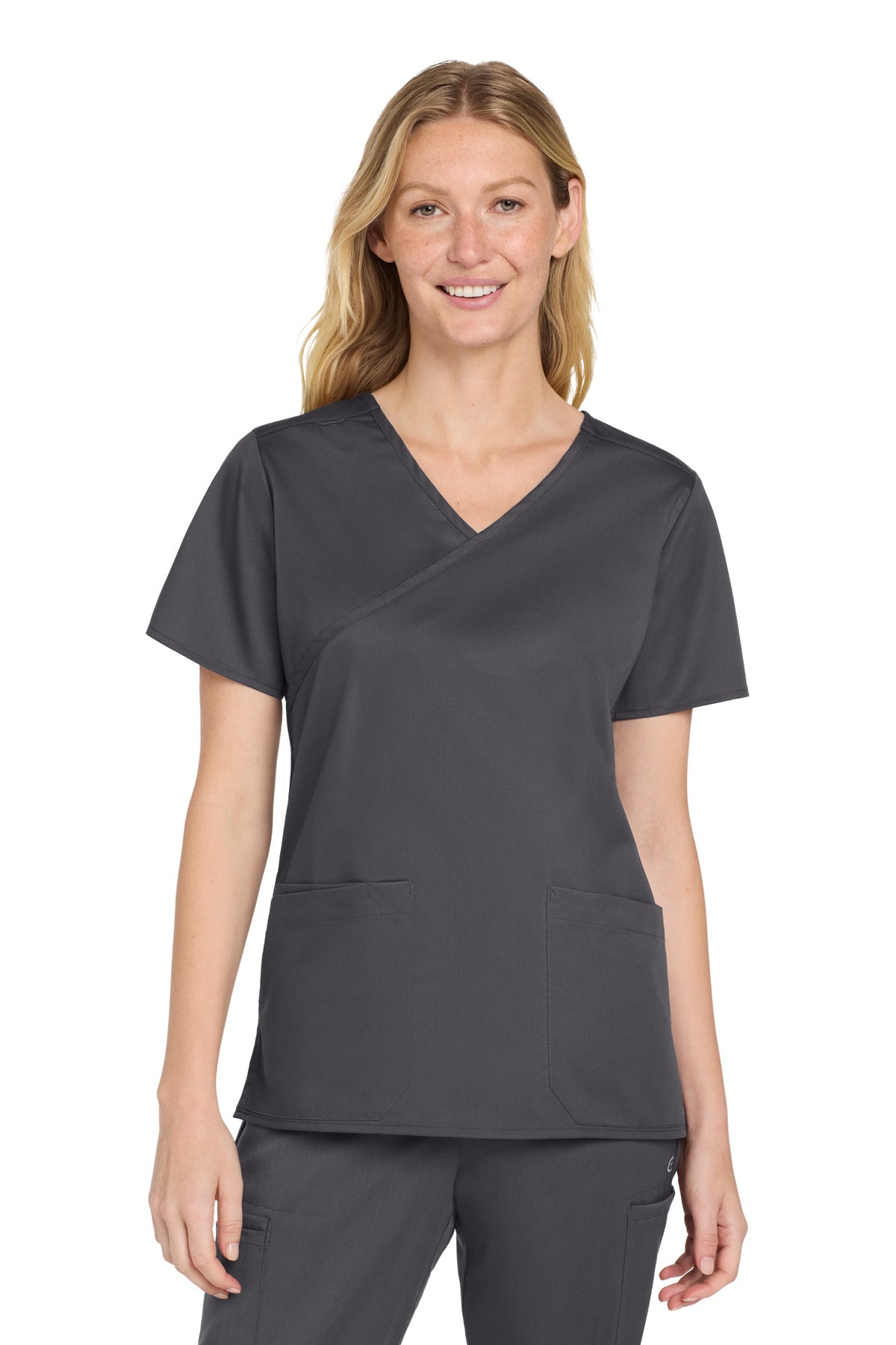 Wink Women's WorkFlex Mock Wrap Top WW4760