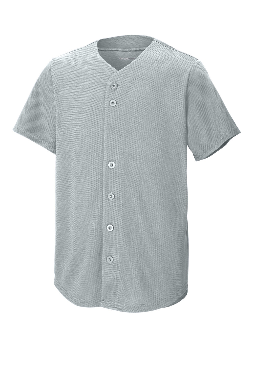 Sport-Tek Youth PosiCharge Tough Mesh Full-Button Jersey YST220