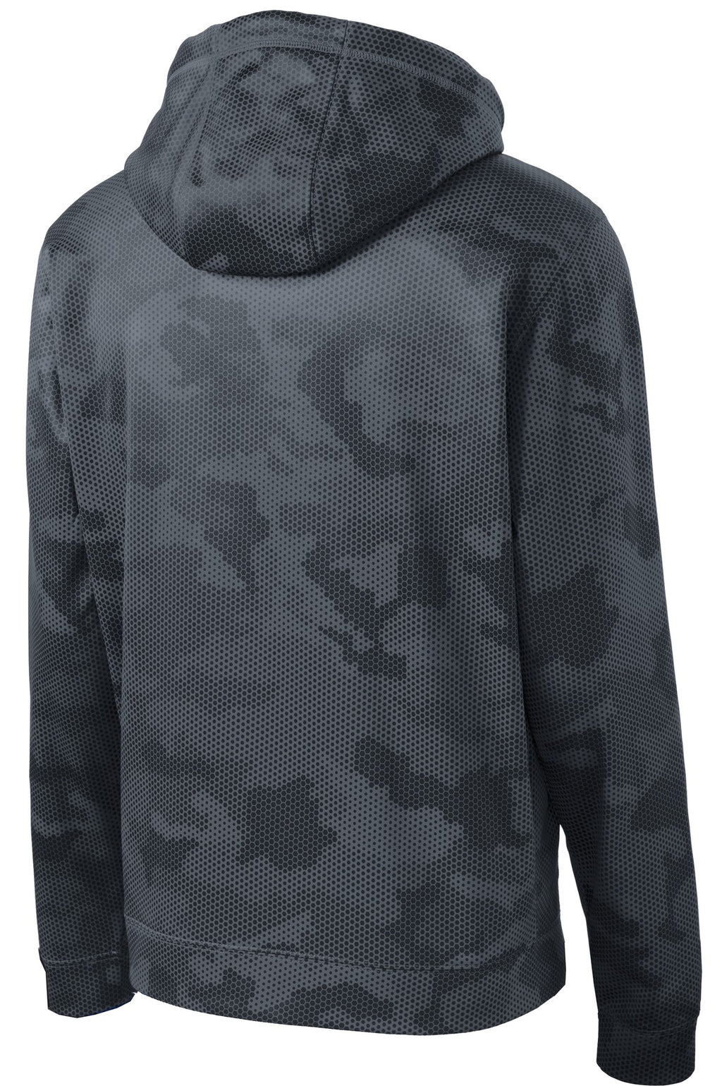 Sport-Tek Youth Sport-Wick CamoHex Fleece Hooded Pullover.  YST240