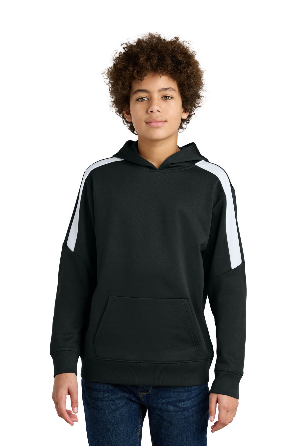 Sport-Tek Youth Sport-Wick Fleece United Pullover Hoodie YST255