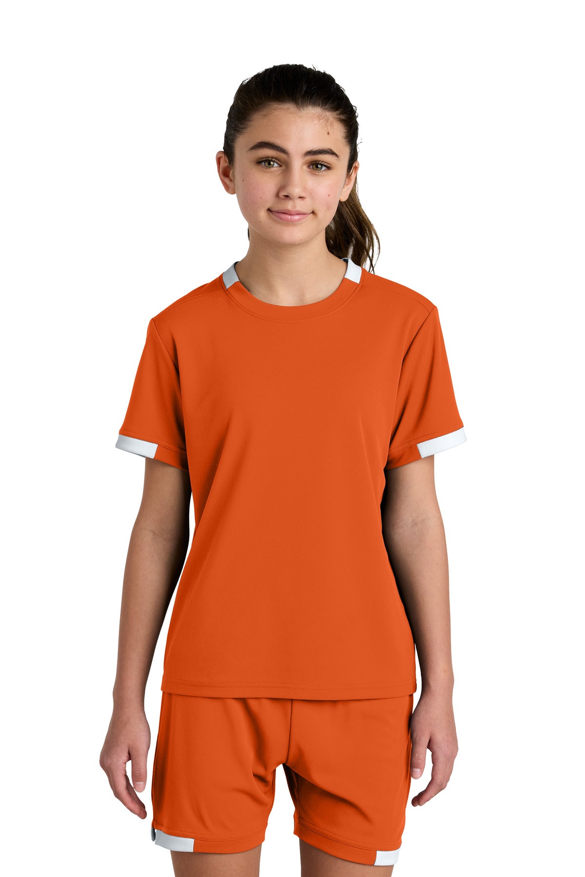 Sport-Tek Youth Club Short Sleeve Crew YST440