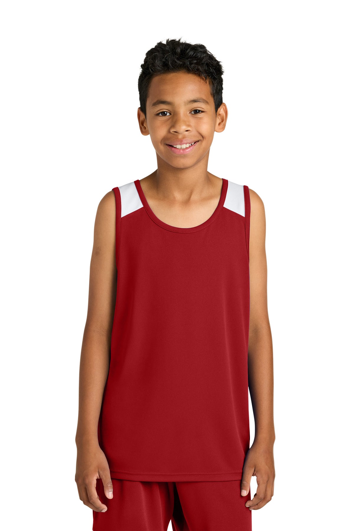 Sport-Tek Youth Club Track Tank YST446