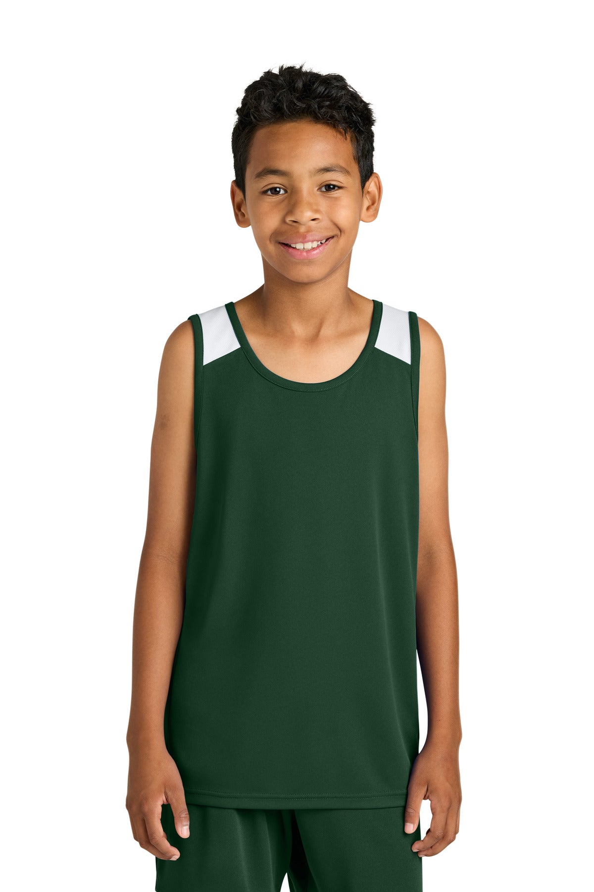 Sport-Tek Youth Club Track Tank YST446