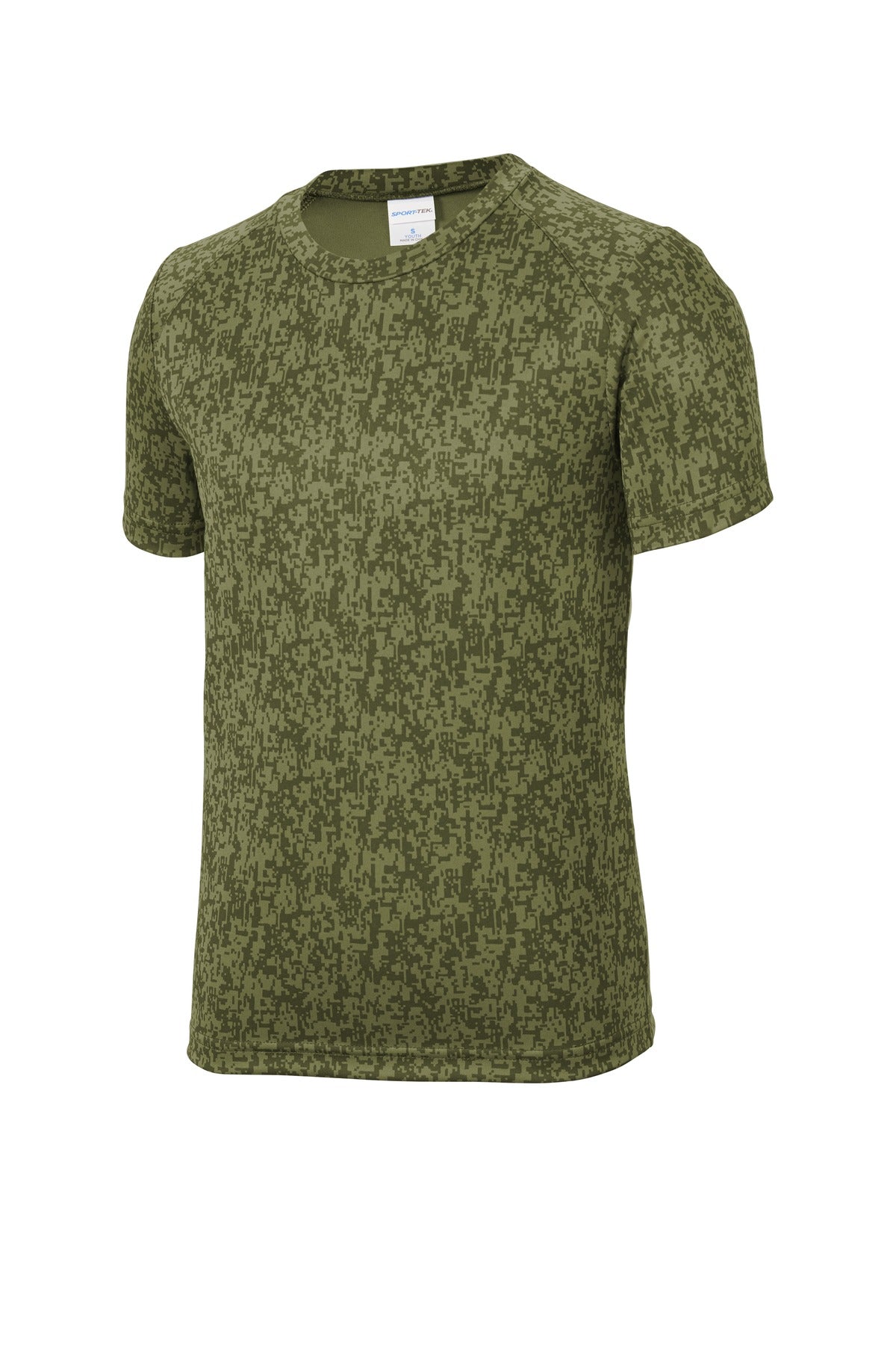 Sport-Tek  Youth Digi Camo Tee. YST460