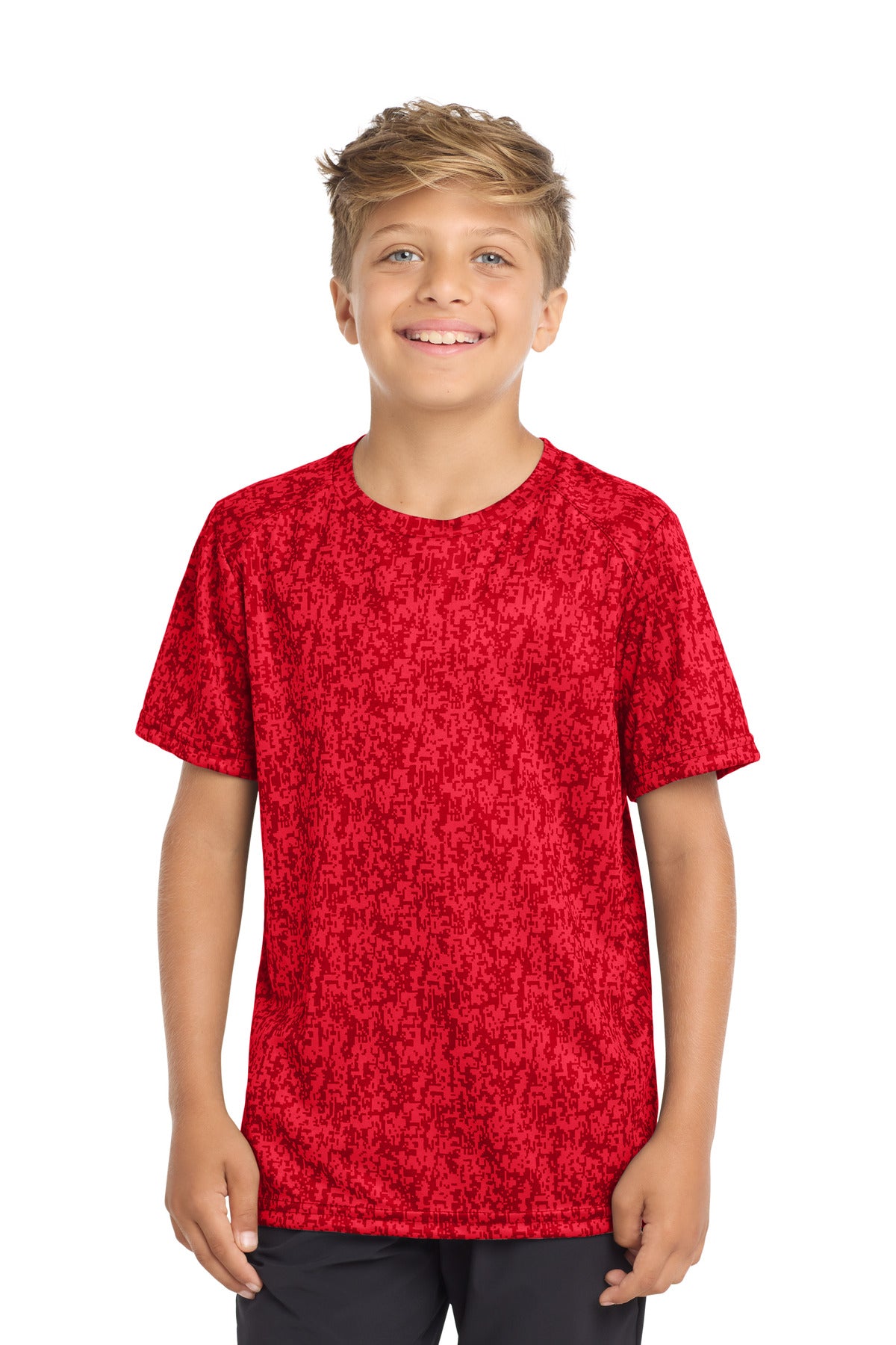 Sport-Tek  Youth Digi Camo Tee. YST460