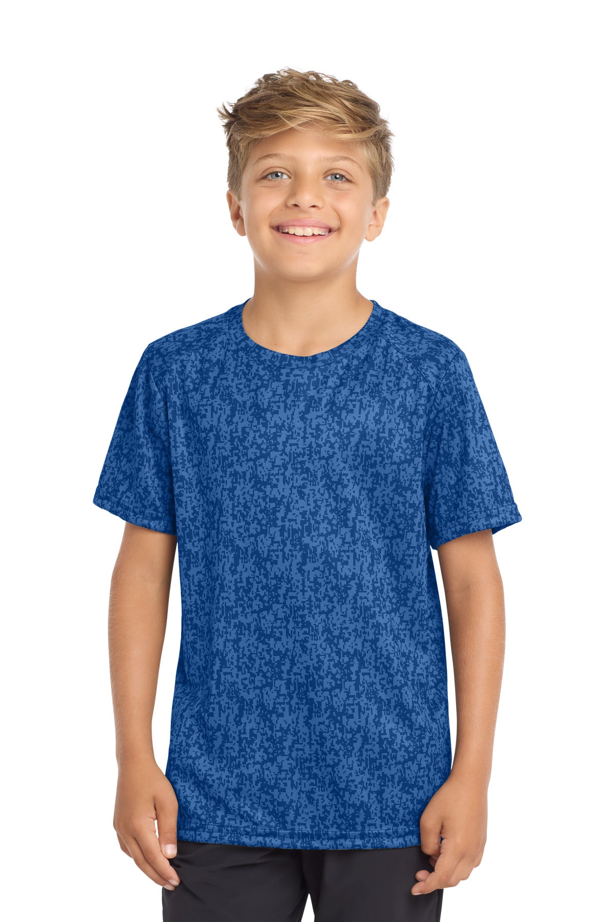 Sport-Tek  Youth Digi Camo Tee. YST460