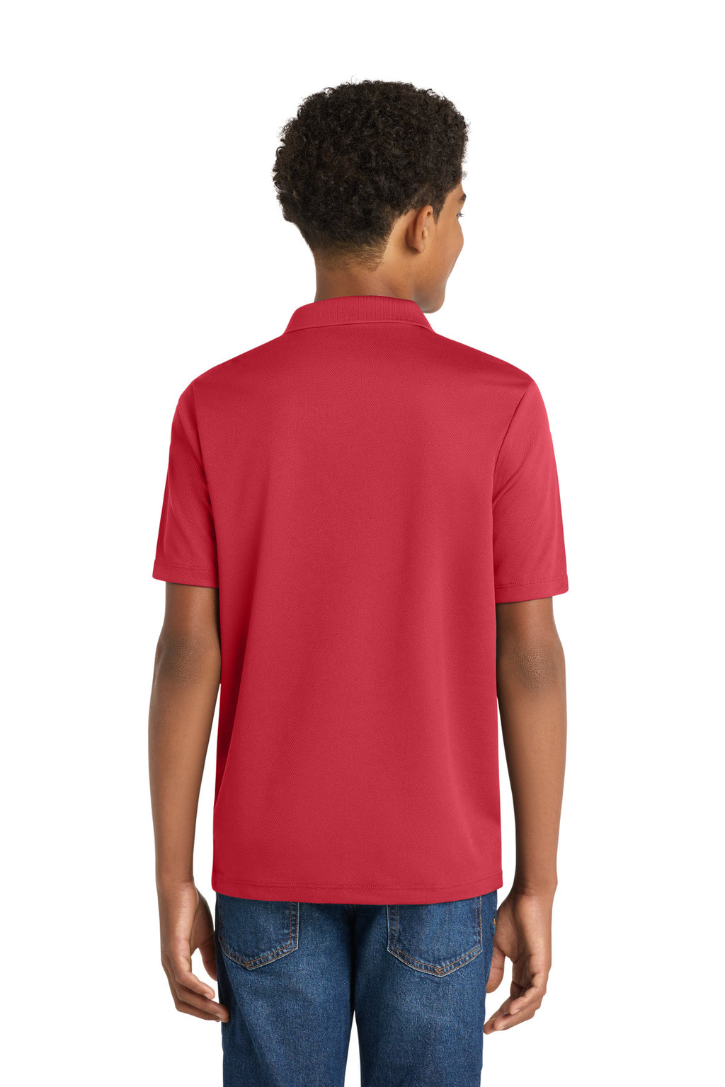 Sport-Tek Youth PosiCharge RacerMesh Polo. YST640