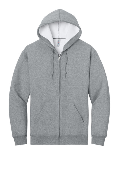 Jerzees Rugged Unisex Full-Zip Hooded Sweatshirt Z12M