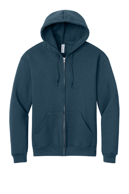 Jerzees Rugged Unisex Full-Zip Hooded Sweatshirt Z12M