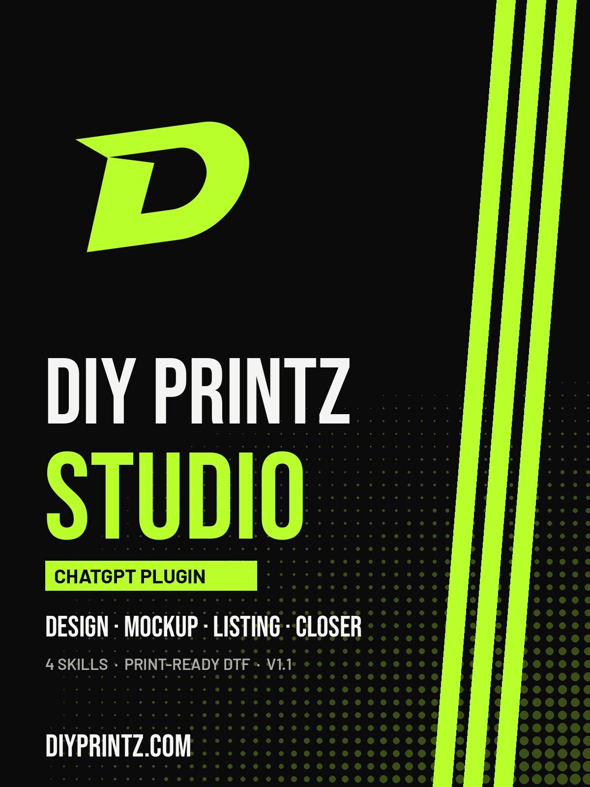 DIY Printz Studio box front artwork
