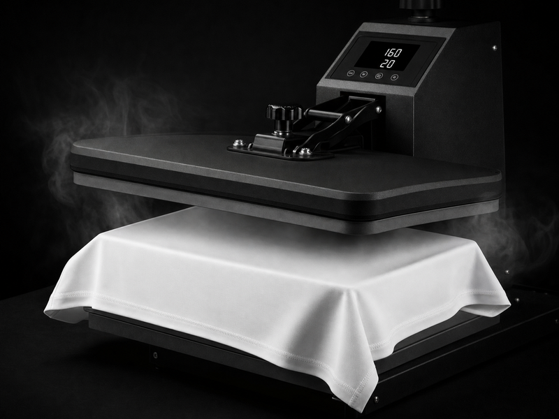 Sublimation apparel step 1 pre-press